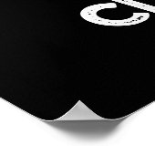 OMG Citrusly Funny Fruit Citrus Pun Dark BG ポスター (角)