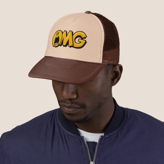 OMG Design Trucker Hats キャップ (インサイチュ)
