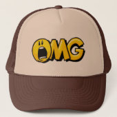 OMG Design Trucker Hats キャップ (正面)