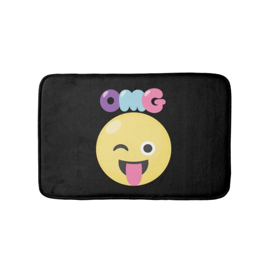 OMG Emoji バスマット (正面)