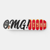 OMG FIYAH JMT 7 3/4"スケートボードデッキ スケートボード (横)