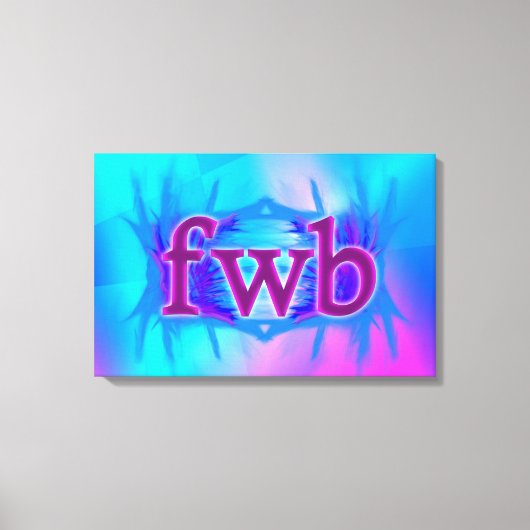 OMG!fwb キャンバスプリント (正面)