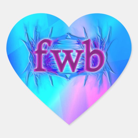OMG!fwb ハートシール (正面)
