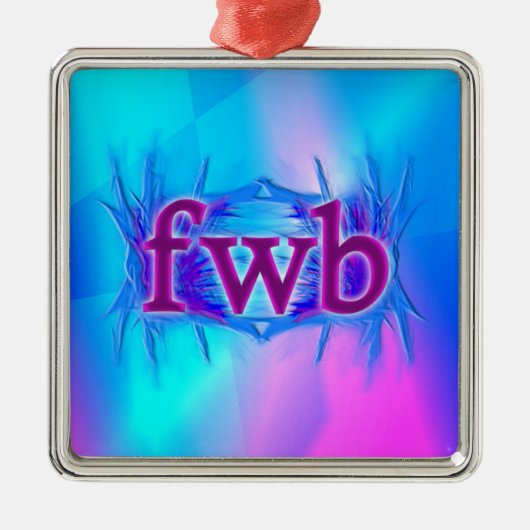 OMG!fwb メタルオーナメント (正面)