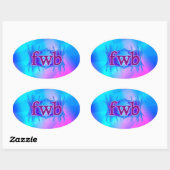 OMG!fwb 楕円形シール (シート)