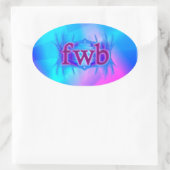 OMG!fwb 楕円形シール (バッグ)