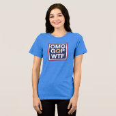 OMG GQP WTF トライブレンドＴシャツ (正面全面)