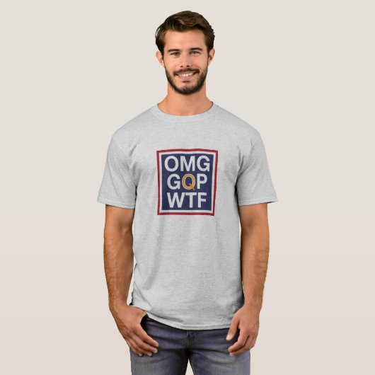 OMG GQP WTF Tシャツ (正面フル)