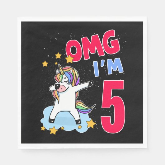 OMG I AM 5 スタンダードランチョンナプキン (正面)