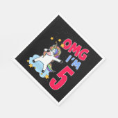 OMG I AM 5 スタンダードランチョンナプキン (角)