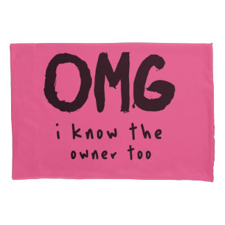 OMG I KHOW所有者も人間のためのおもしろい引用文 枕カバー