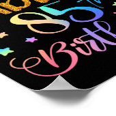 Omg Its My Daddys 85th Birthday Sweet 85 Years Old ポスター (角)