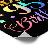 Omg Its My Daddys 95th Birthday Sweet 95 Years Old ポスター (角)