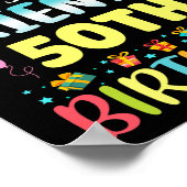 Omg Its My Friends 50th Birthday Sweet 50 Years Ol ポスター (角)