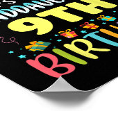 Omg Its My Granddaughters 9th Birthday Sweet 9 Yea ポスター (角)