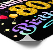 Omg Its My Grandpas 80th Birthday Happy 80 Years O ポスター (角)