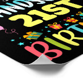 Omg Its My Grandsons 21st Birthday Sweet 21 Years  ポスター (角)