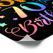 Omg Its My Moms 70th Birthday Sweet 70 Years Old  ポスター (角)