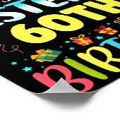 Omg It's My Sister's 60th Birthday Sweet 60 Years  ポスター (角)