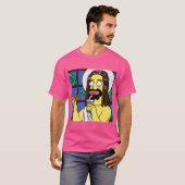 Omg Jesus Really Loves Waffles Tシャツ (正面フル)