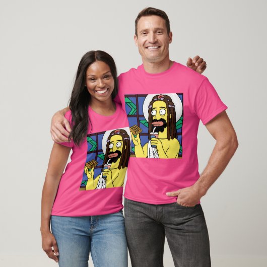 Omg Jesus Really Loves Waffles Tシャツ (ユニセックス)
