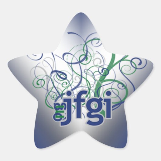 OMG! jfgi 星シール (正面)