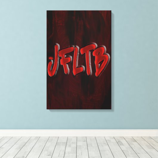 OMG! jfltb キャンバスプリント (インサイチュ (ウッドフロア))