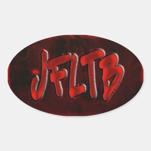OMG! jfltb 楕円形シール (正面)