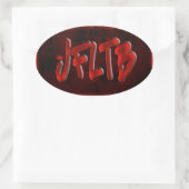 OMG! jfltb 楕円形シール (バッグ)