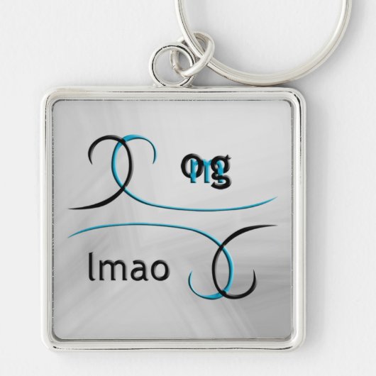OMG!lmao キーホルダー (正面)