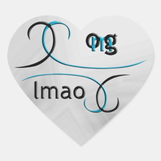 OMG!lmao ハートシール (正面)