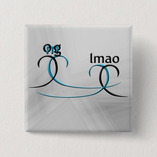 OMG!lmao 缶バッジ (正面)