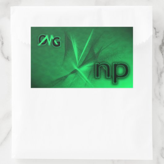 OMG! np 長方形シール (バッグ)