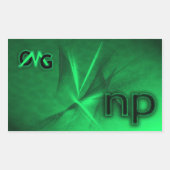OMG! np 長方形シール (正面)