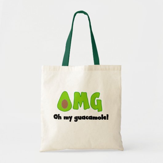 OMG Oh My Guacamole - Tote おもしろい Bag トートバッグ (正面)