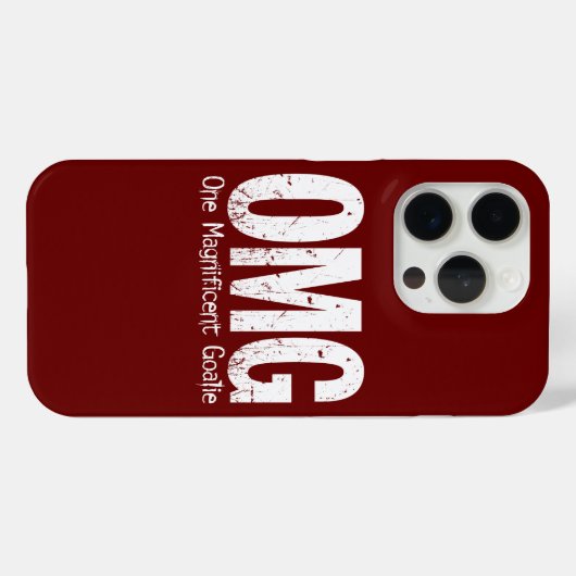 OMG: One Magnificent Goalie Case-Mate iPhoneケース (裏面 (横))
