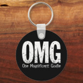 OMG: One Magnificent Goalie (Hockey) キーホルダー (正面)