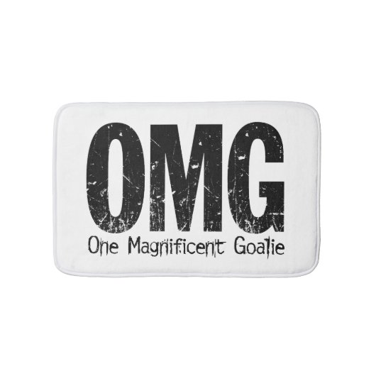 OMG: One Magnificent Goalie (Hockey) バスマット (正面)