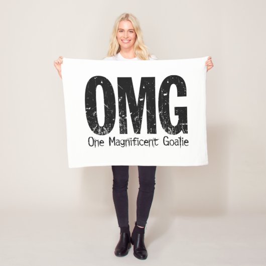 OMG: One Magnificent Goalie (Hockey)フリースブランケ フリースブランケット (インサイチュ)
