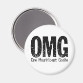 OMG: One Magnificent Goalie (Hockey) マグネット (正面/裏面)