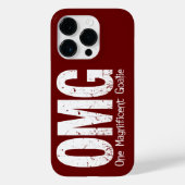 OMG: One Magnificent Goalie (Hockey) Case-Mate iPh iPhoneケース (裏面)