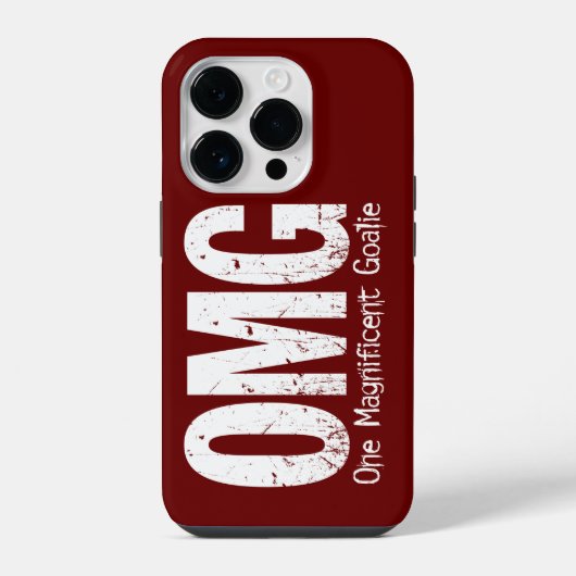 OMG: One Magnificent Goalie (Hockey) Case-Mate iPh iPhoneケース (裏面)