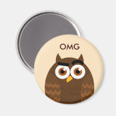 OMG Owl Magnet マグネット (正面/裏面)