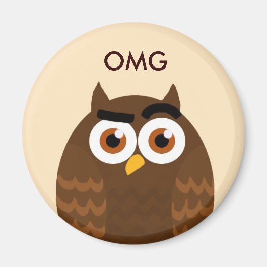 OMG Owl Magnet マグネット (正面)