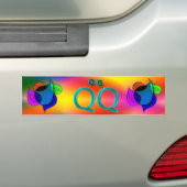OMG!qq バンパーステッカー (車上)