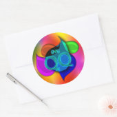 OMG!qq ラウンドシール (封筒)