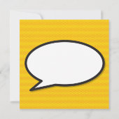 OMG Save the Date ファンなレトロコミックブックポップアート セーブザデート (裏面)