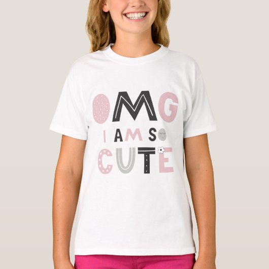 OMG Tシャツがかわいい Tシャツ (正面)