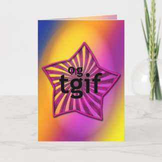 OMG! tgifサンキューカード サンキューカード