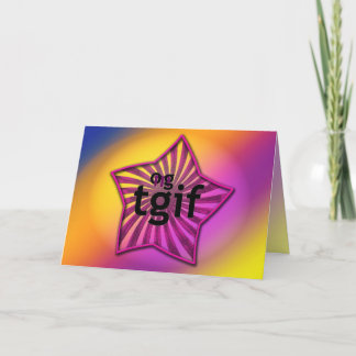 OMG! tgifサンキューカード サンキューカード